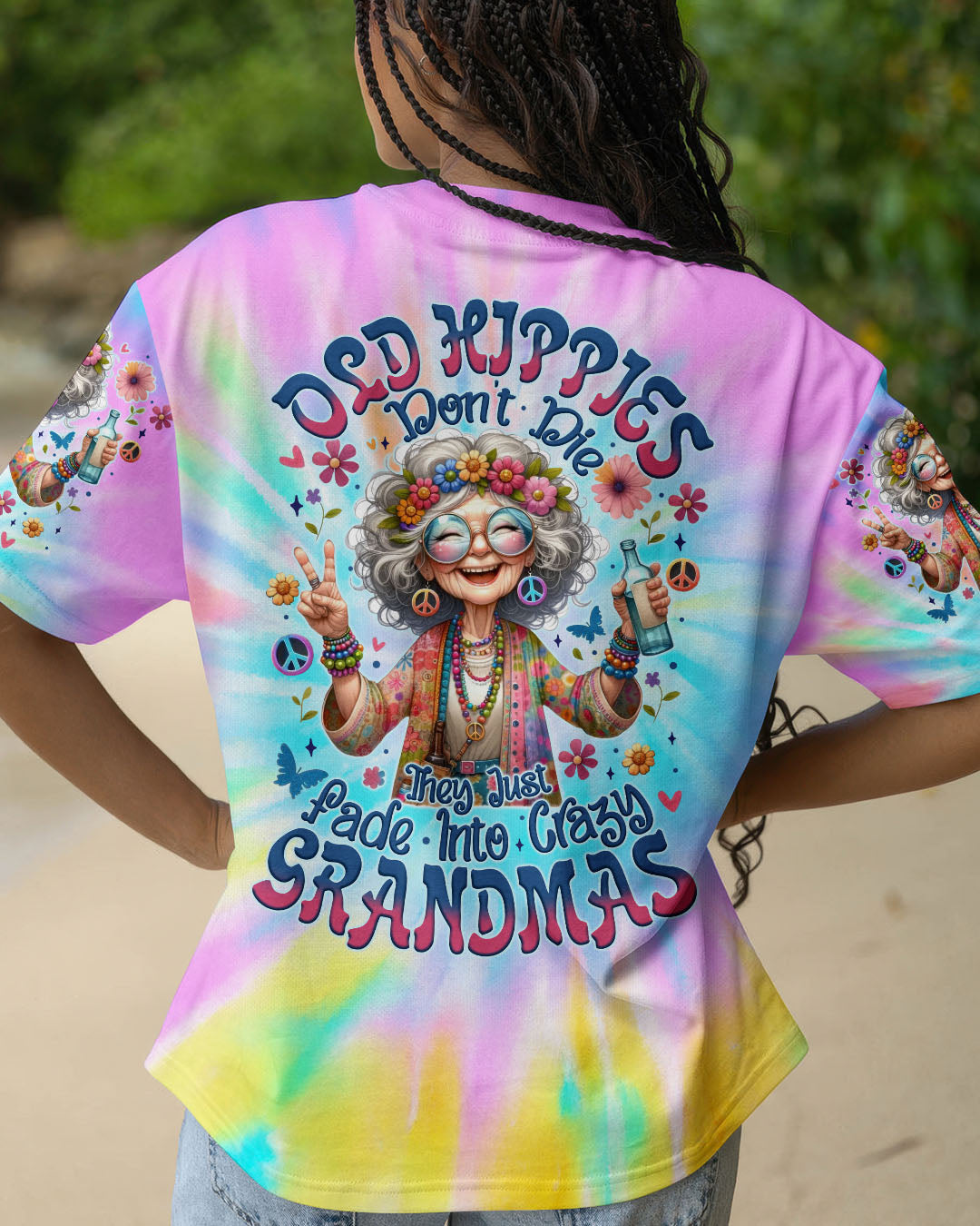 OLD HIPPIES TIE DYE ALL OVER PRINT - TYTM2905254