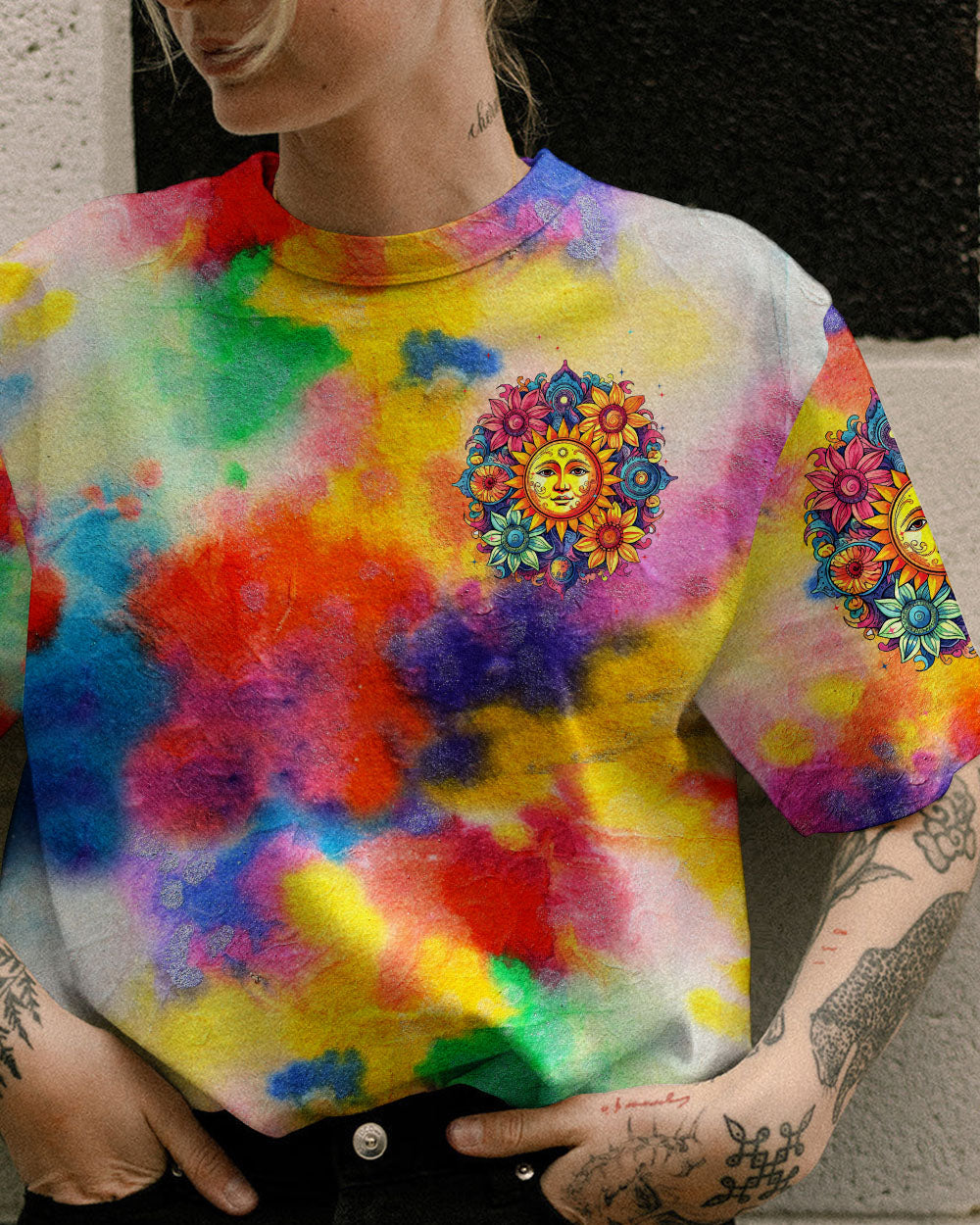 LIVE BY THE SUN TIE DYE ALL OVER PRINT - TYTM2906234