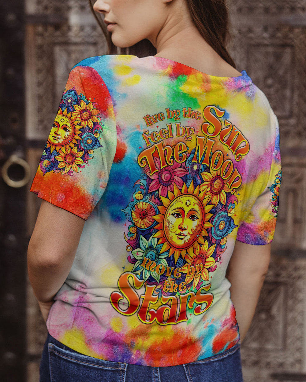 LIVE BY THE SUN TIE DYE ALL OVER PRINT - TYTM2906234