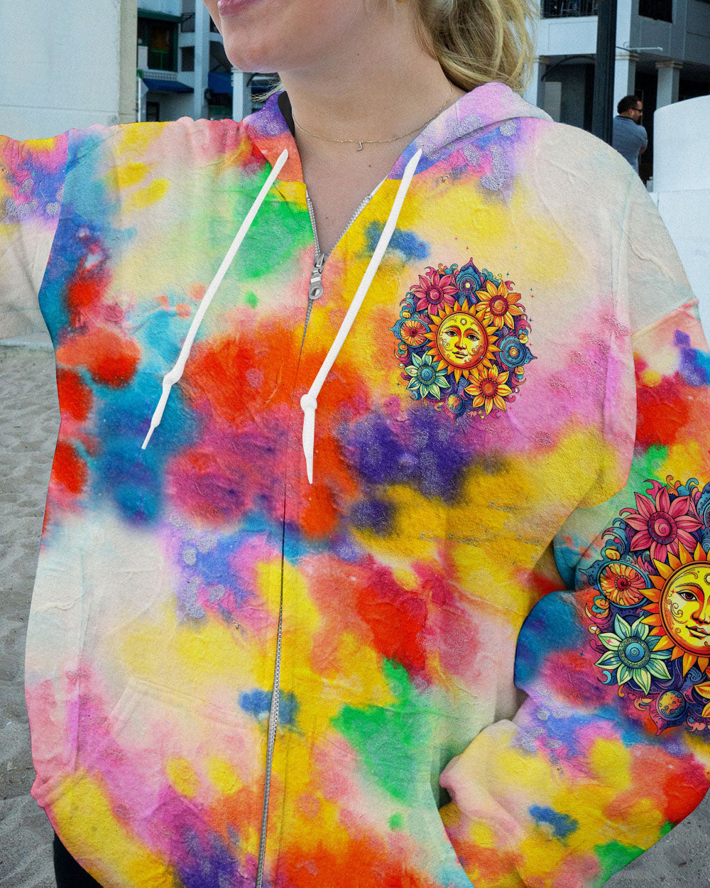 LIVE BY THE SUN TIE DYE ALL OVER PRINT - TYTM2906234