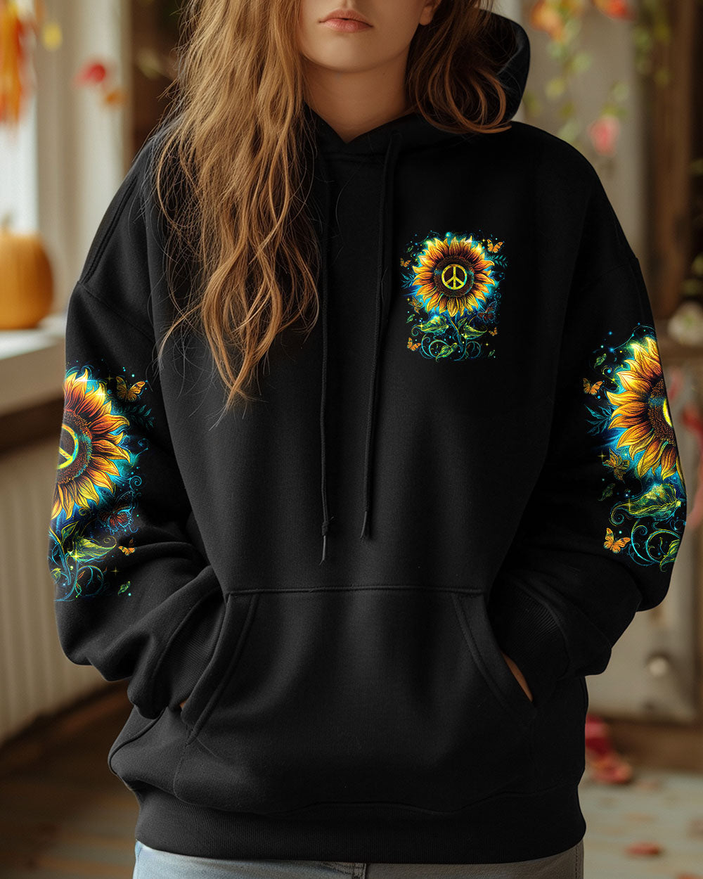 HIPPIE SOUL SUNFLOWER ALL OVER PRINT - TYTM2908242