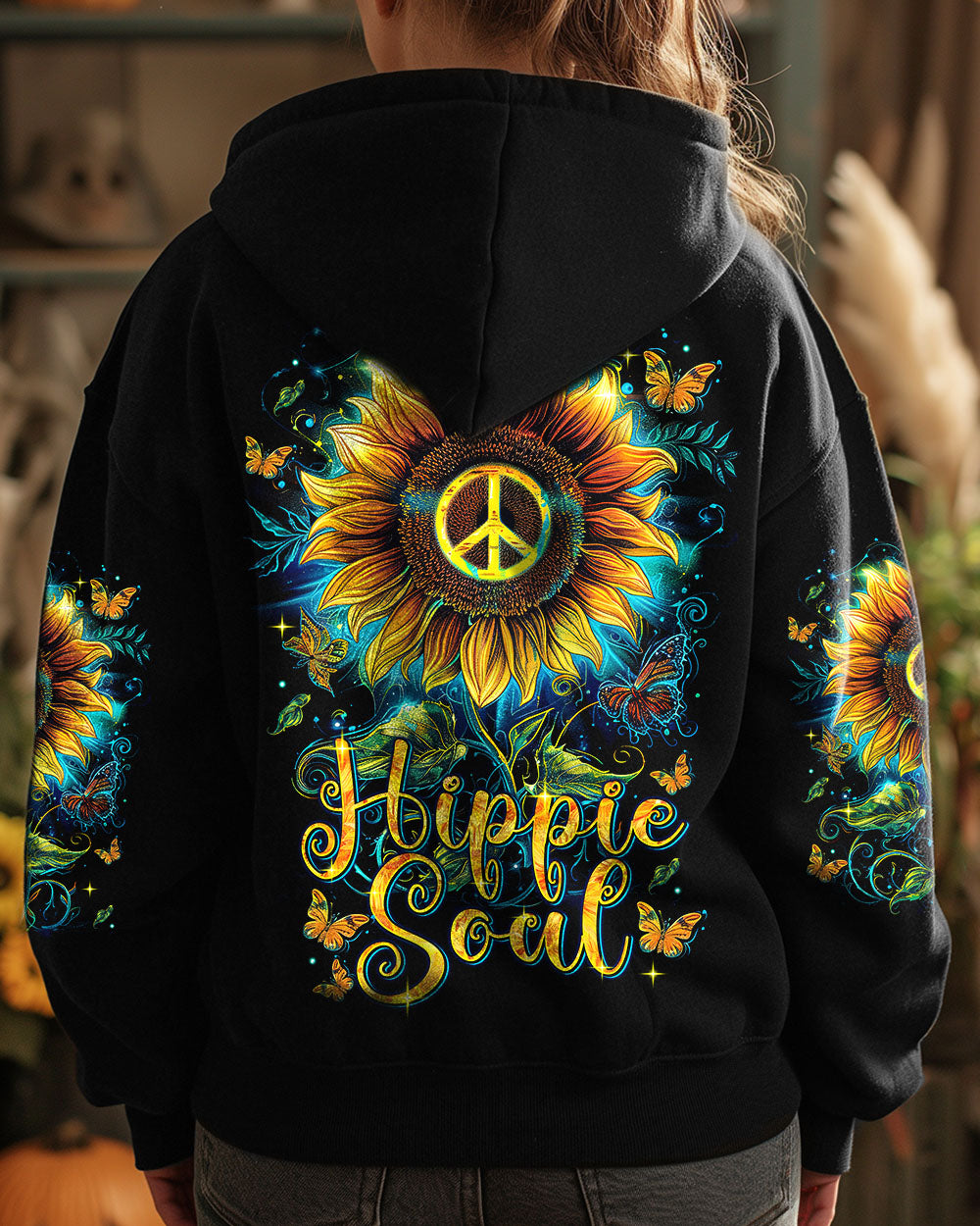 HIPPIE SOUL SUNFLOWER ALL OVER PRINT - TYTM2908242