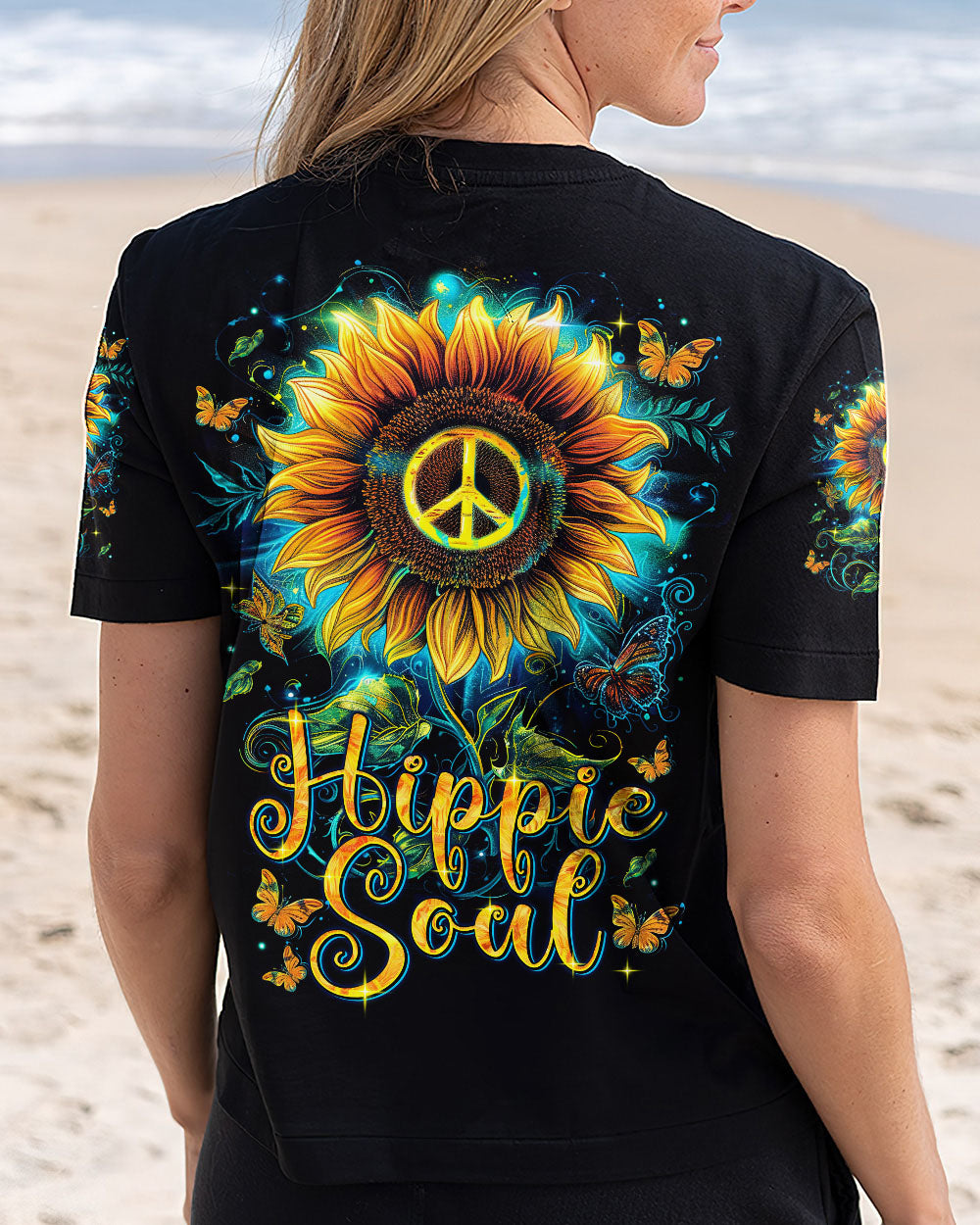 HIPPIE SOUL SUNFLOWER ALL OVER PRINT - TYTM2908242