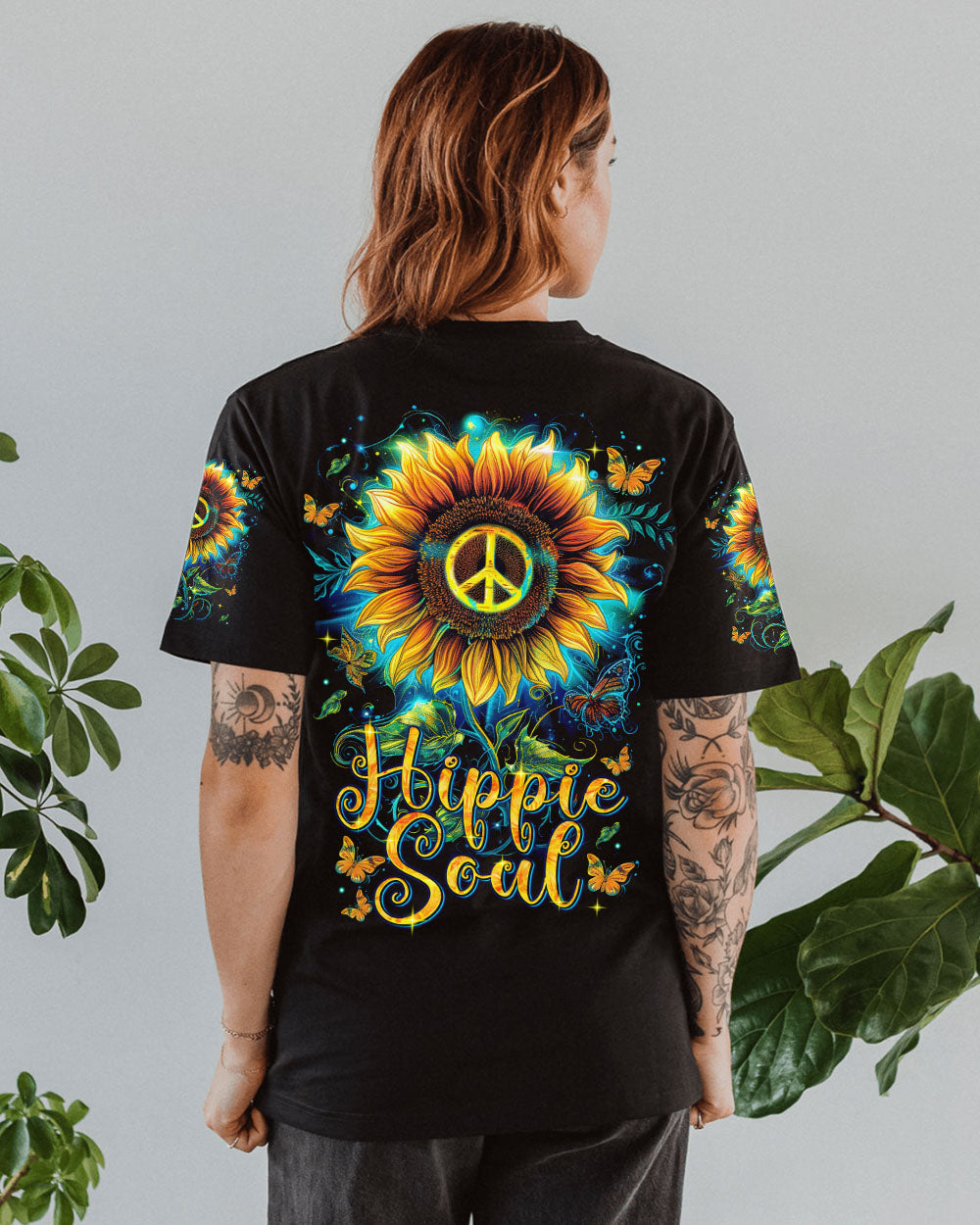 HIPPIE SOUL SUNFLOWER ALL OVER PRINT - TYTM2908242