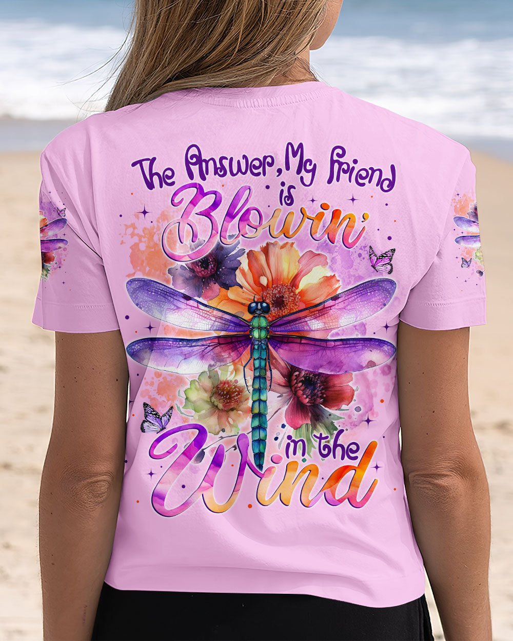 BLOWIN' IN THE WIND DRAGONFLY ALL OVER PRINT - TYTM2910243