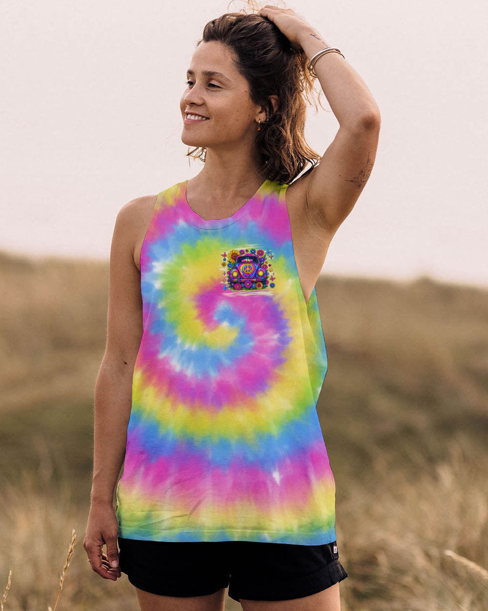 RUNNING AGAINST THE WIND TIE DYE ALL OVER PRINT - TYTM3006251