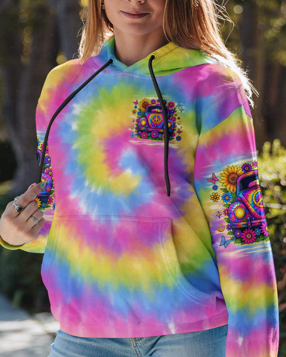 RUNNING AGAINST THE WIND TIE DYE ALL OVER PRINT - TYTM3006251