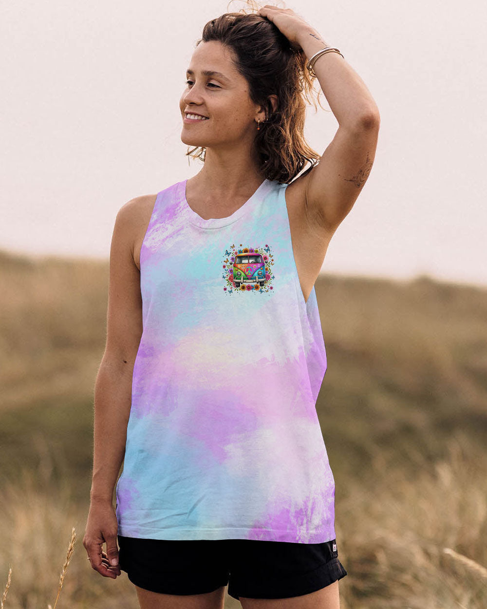 PEACE LOVE AND HAPPINESS ALL OVER PRINT - TYTM3009243