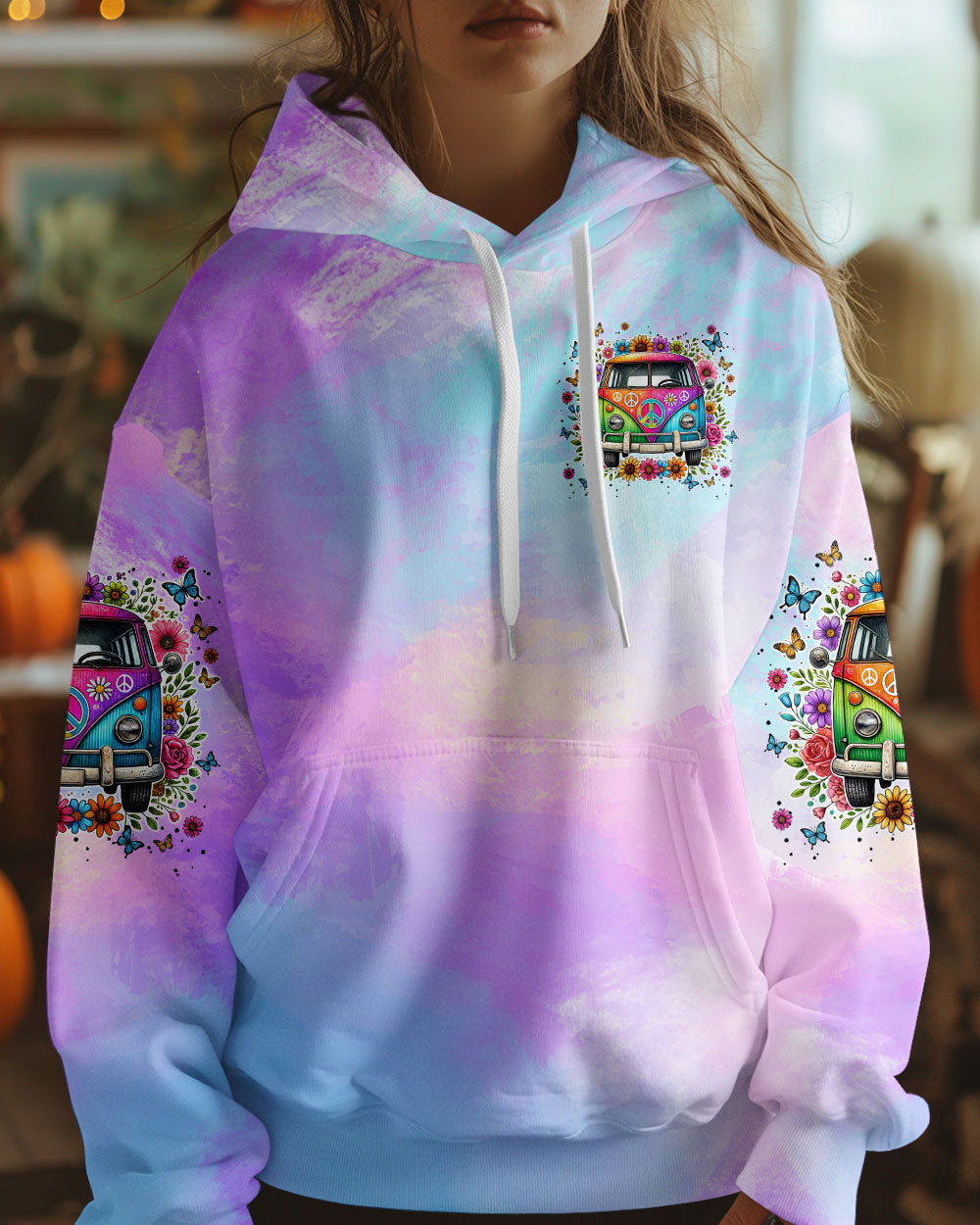 PEACE LOVE AND HAPPINESS ALL OVER PRINT - TYTM3009243