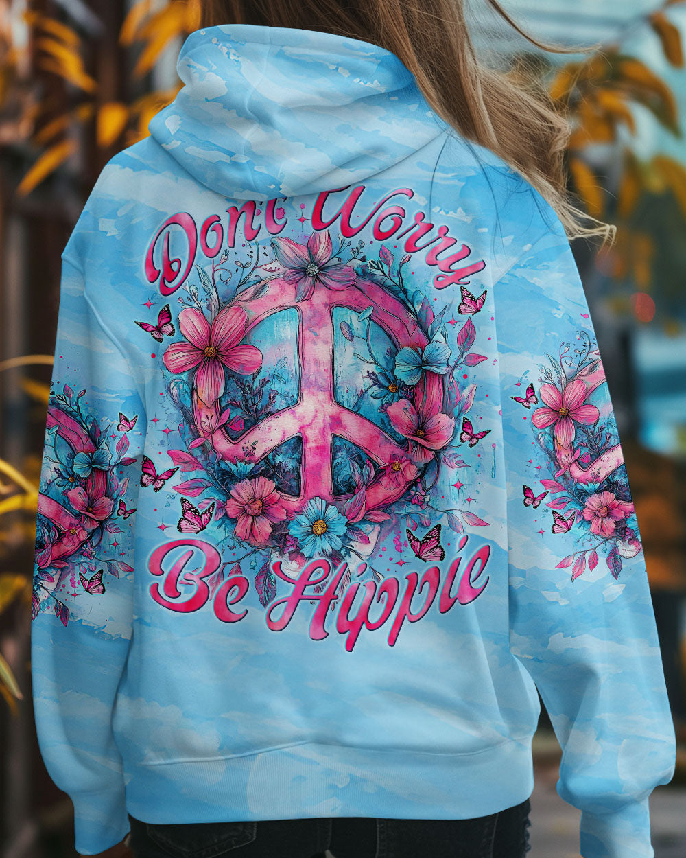DON'T WORRY BE HIPPIE ALL OVER PRINT - TYTM3011241