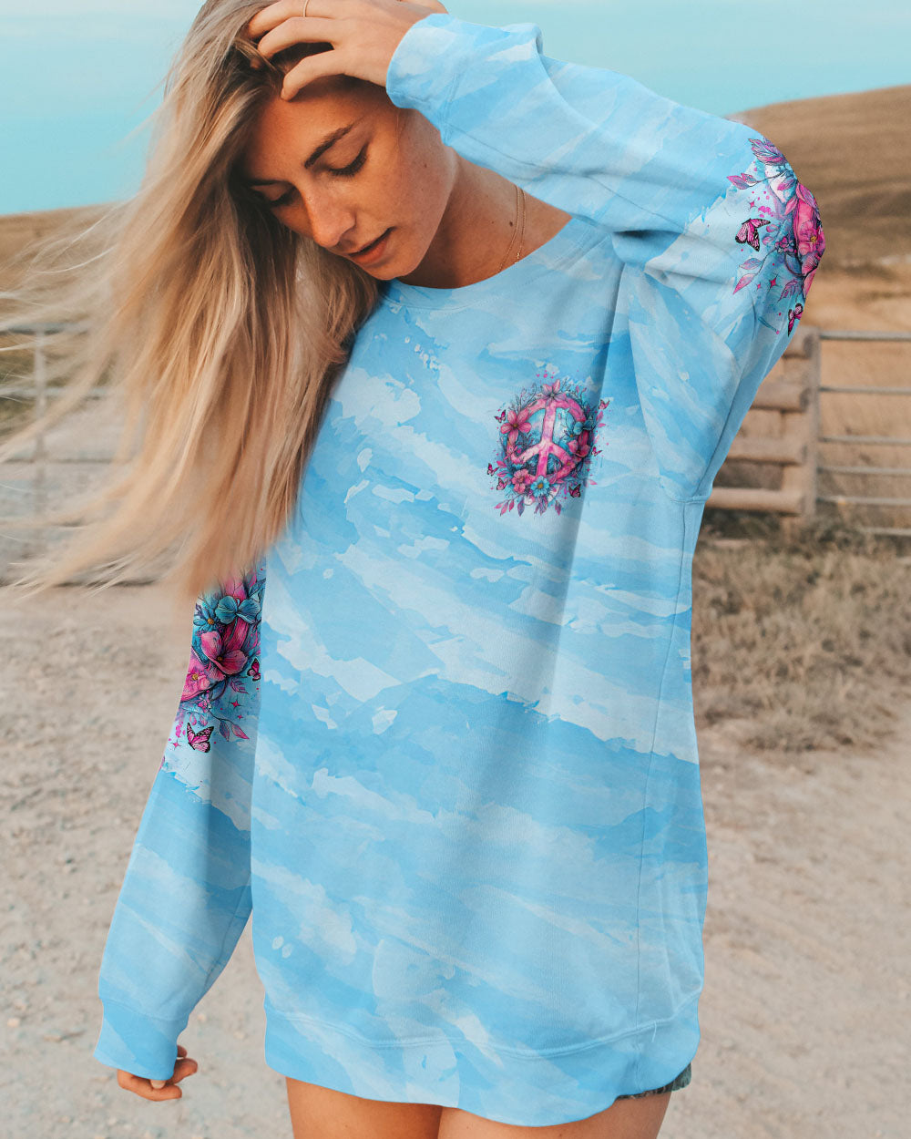 DON'T WORRY BE HIPPIE ALL OVER PRINT - TYTM3011241