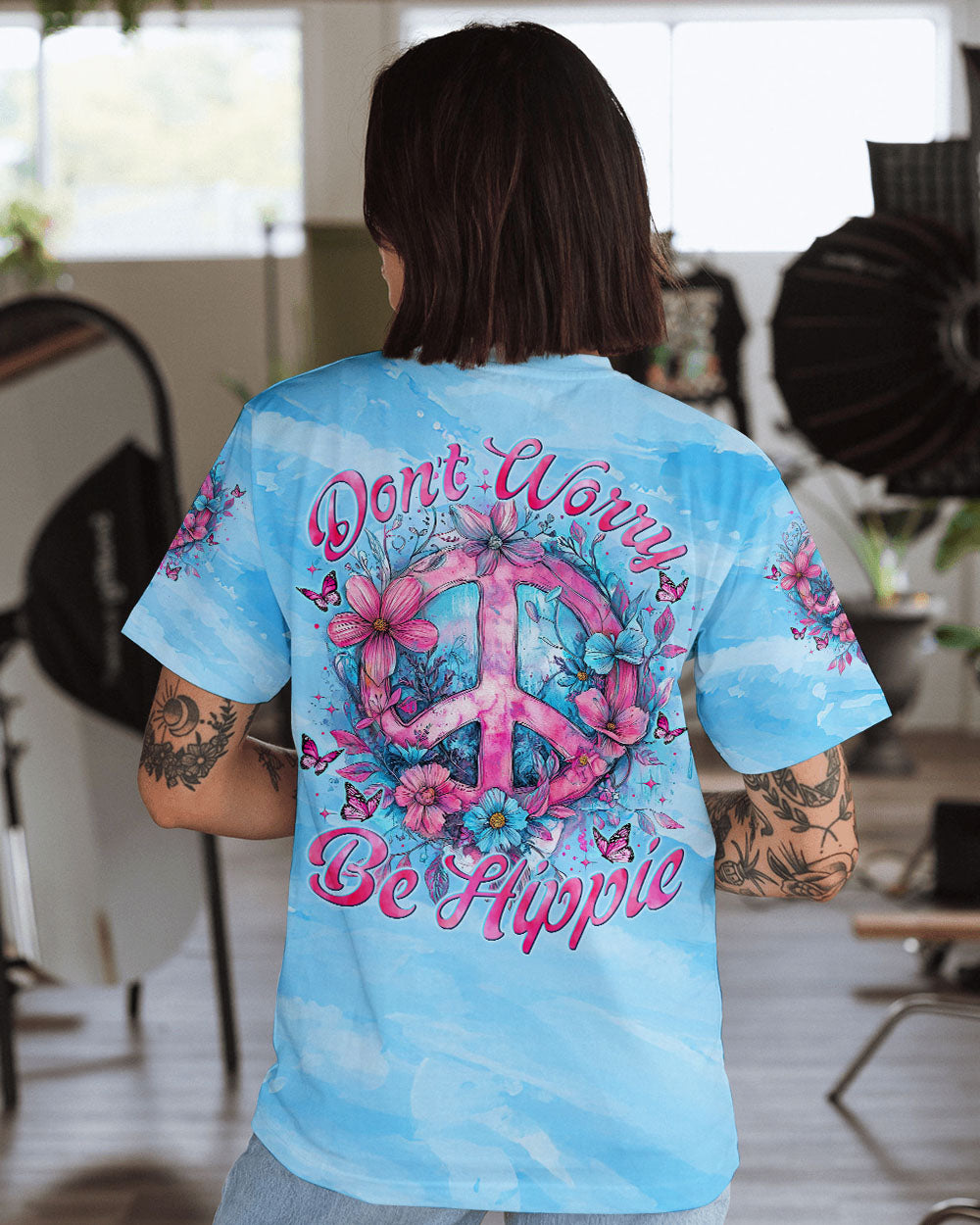 DON'T WORRY BE HIPPIE ALL OVER PRINT - TYTM3011241