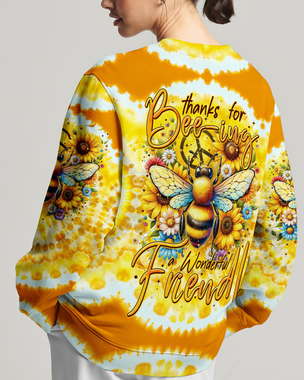 THANKS FOR BEEING A WONDERFUL FRIEND TIE DYE ALL OVER PRINT - TYTM3101242