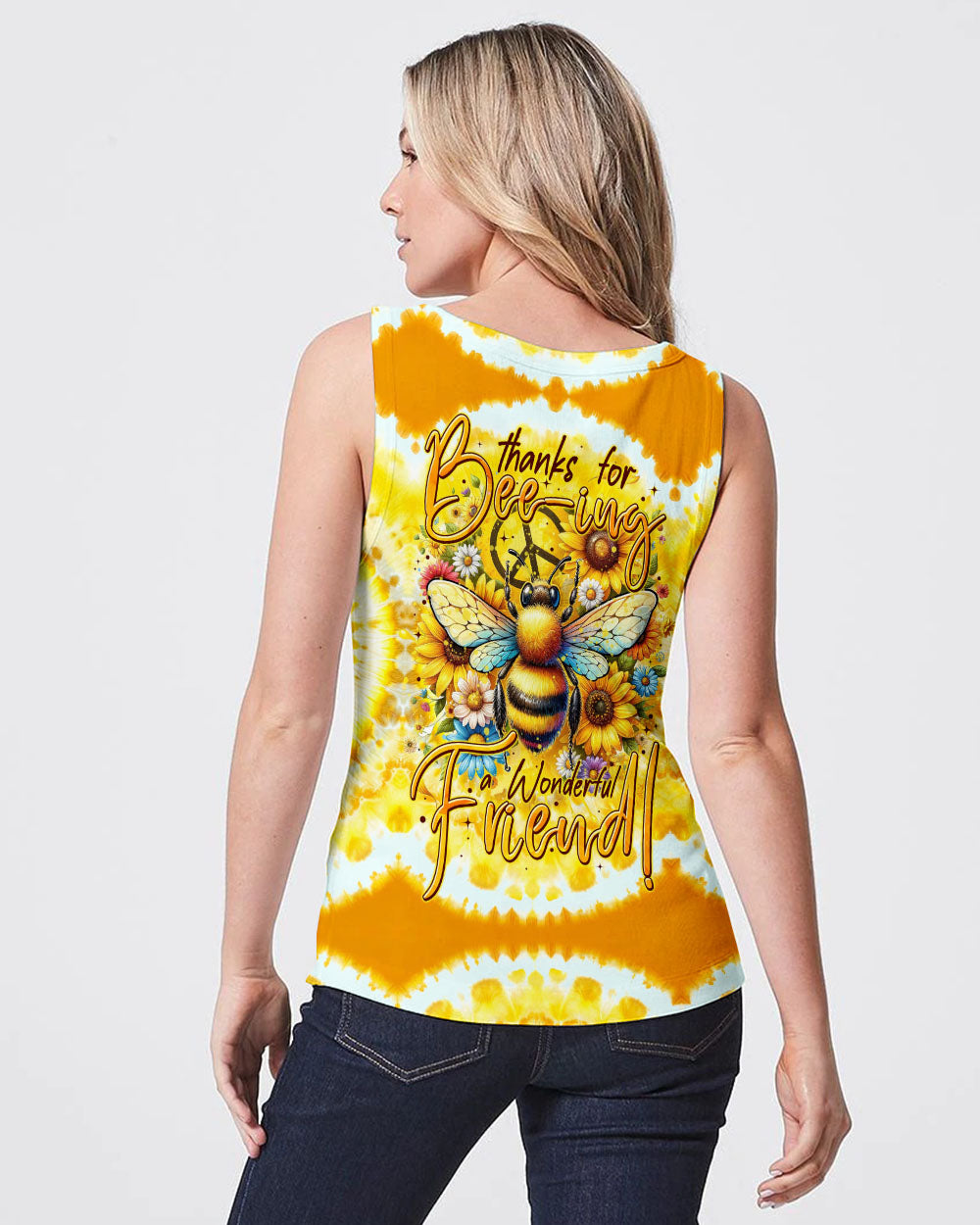 THANKS FOR BEEING A WONDERFUL FRIEND TIE DYE ALL OVER PRINT - TYTM3101242