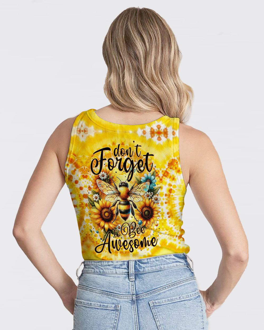 DON'T FORGET TO BEE AWESOME TIE DYE ALL OVER PRINT - TYTM3101243