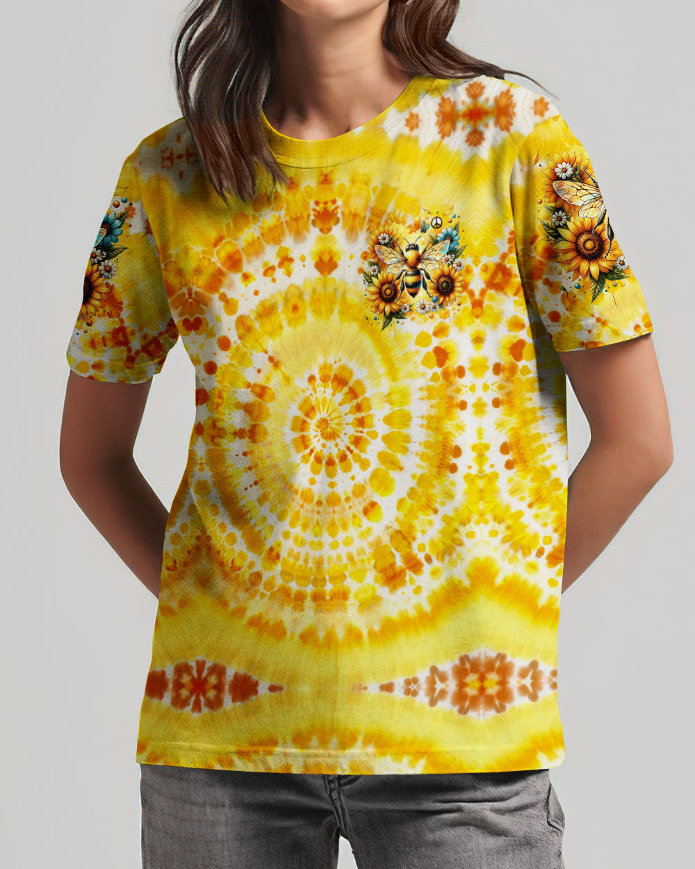 DON'T FORGET TO BEE AWESOME TIE DYE ALL OVER PRINT - TYTM3101243
