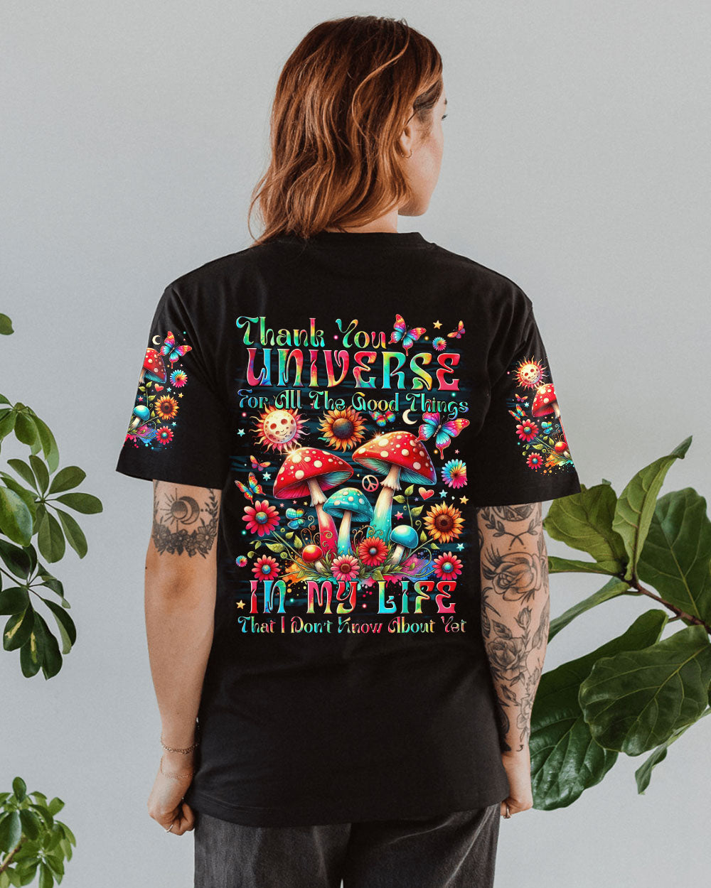 THANK YOU UNIVERSE MUSHROOMS ALL OVER PRINT - TYTM3105241