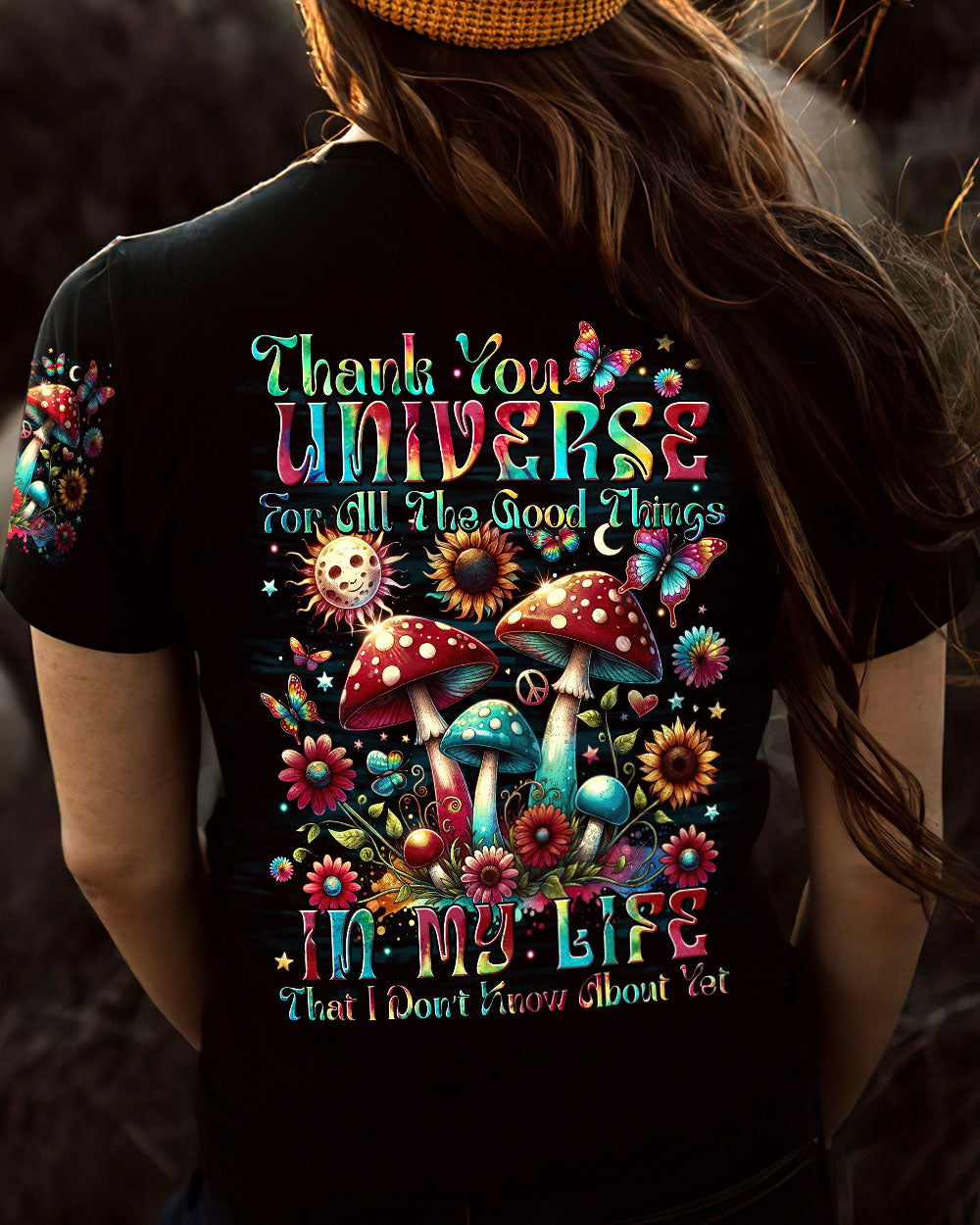 THANK YOU UNIVERSE MUSHROOMS ALL OVER PRINT - TYTM3105241
