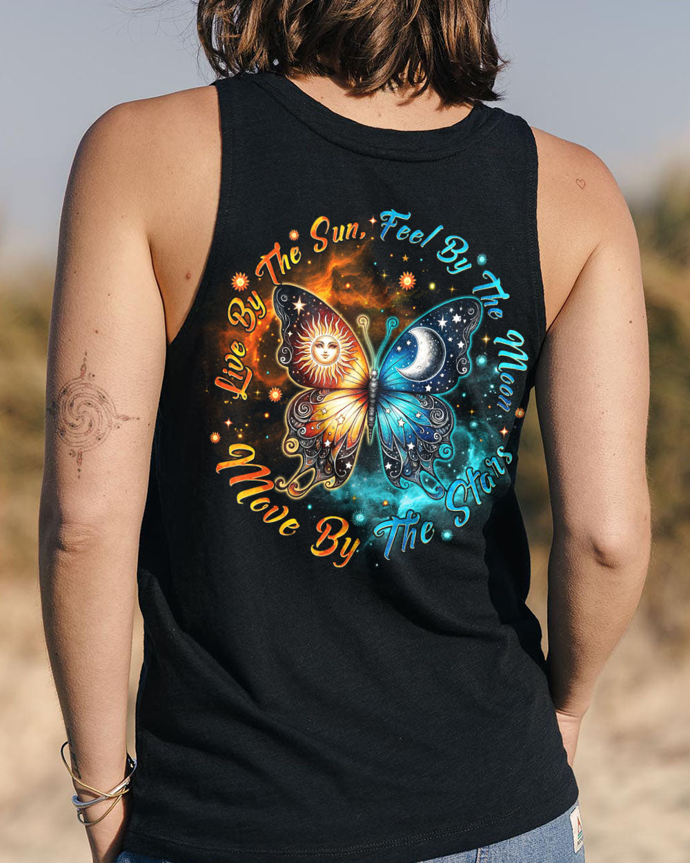 LIVE BY THE SUN BUTTERFLY ALL OVER PRINT - TYTM3105244