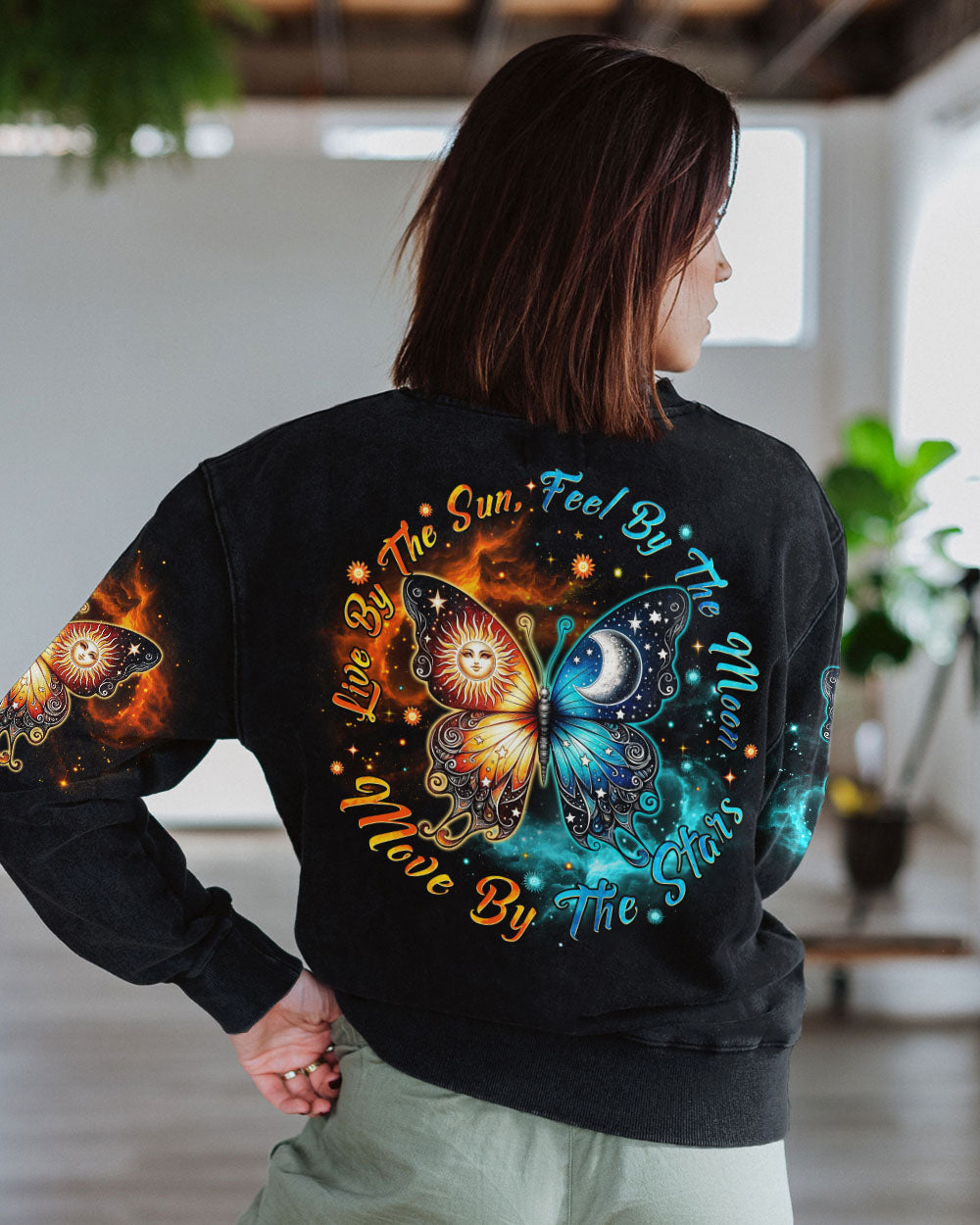 LIVE BY THE SUN BUTTERFLY ALL OVER PRINT - TYTM3105244