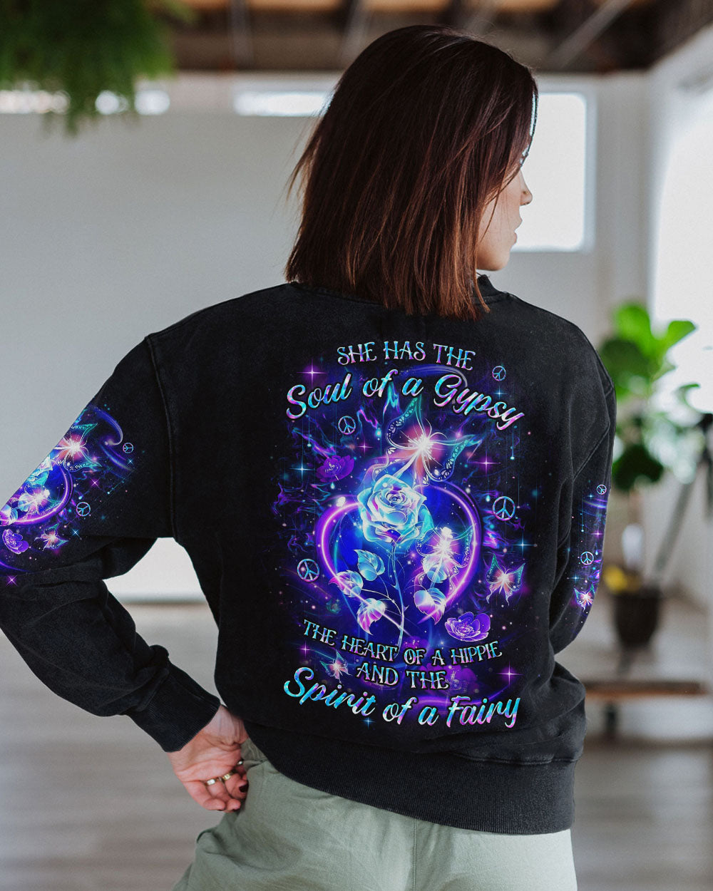 SPIRIT OF A FAIRY BUTTERFLY ROSE ALL OVER PRINT - YHDU0201233