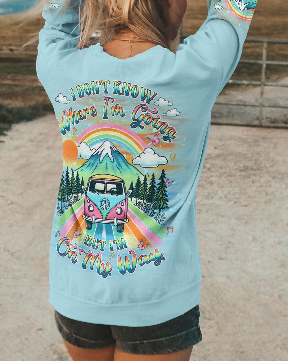 I DON'T KNOW WHERE I'M GOING ALL OVER PRINT - YHDU0212244