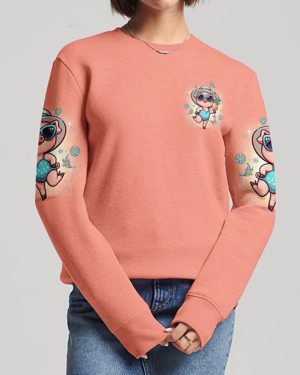 IT'S 5 O'CLOCK SOMEWHERE PIG ALL OVER PRINT - YHDU0405241