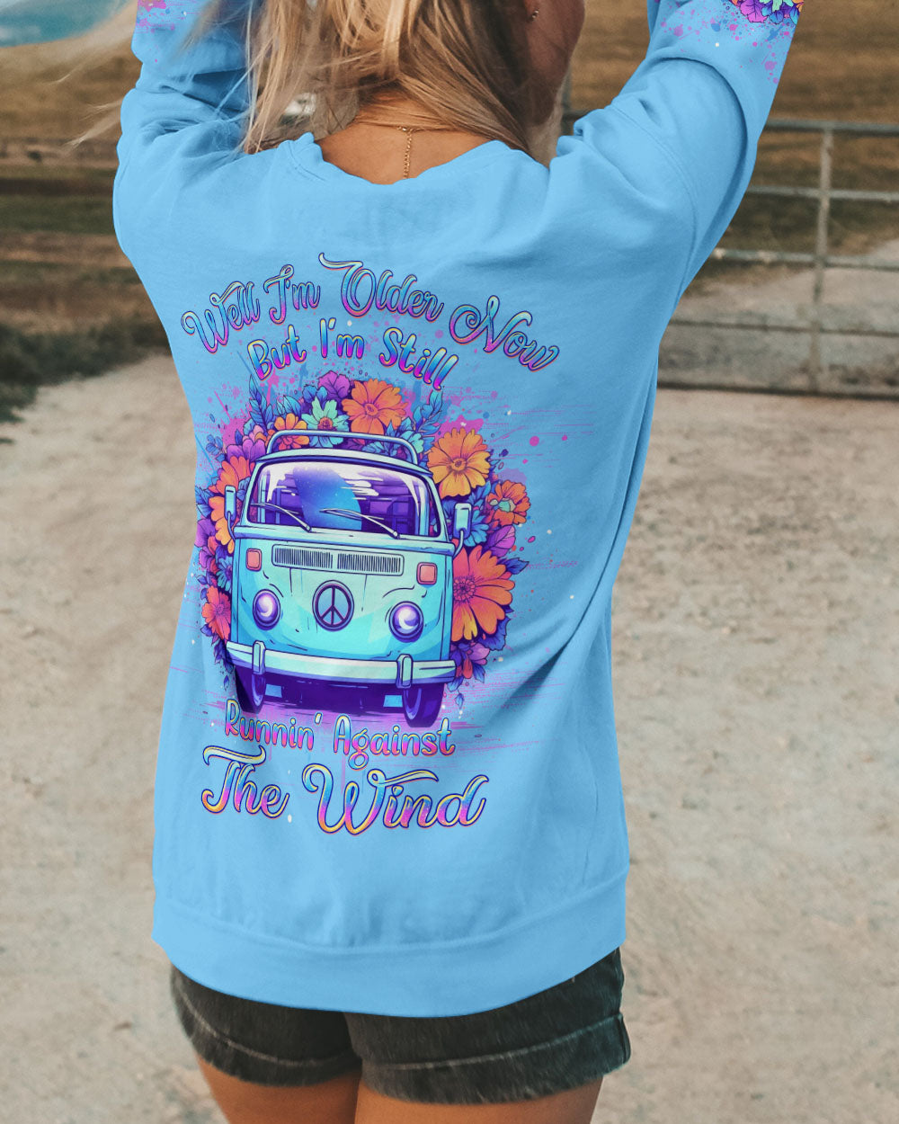 RUNNING AGAINST THE WIND ALL OVER PRINT - YHDU0507231