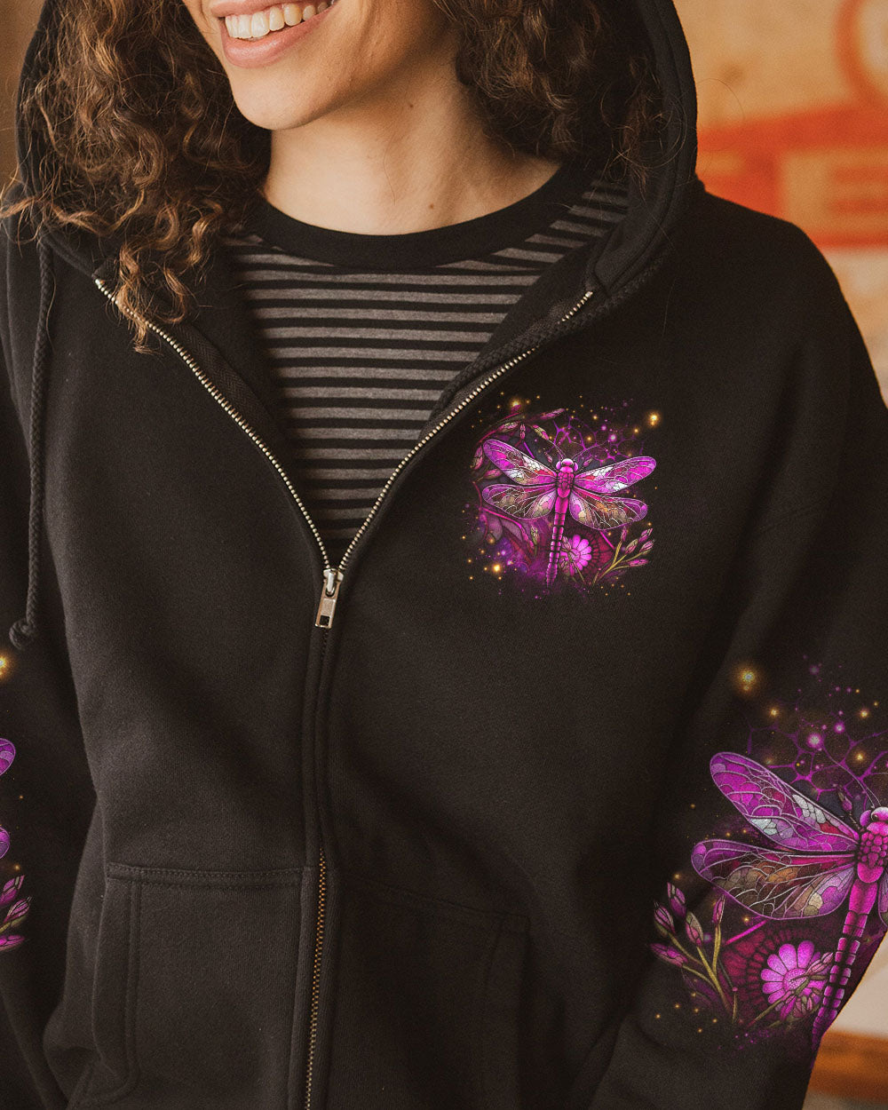 SHE IS SOME MAGIC DRAGONFLY ALL OVER PRINT - YHDU0706231