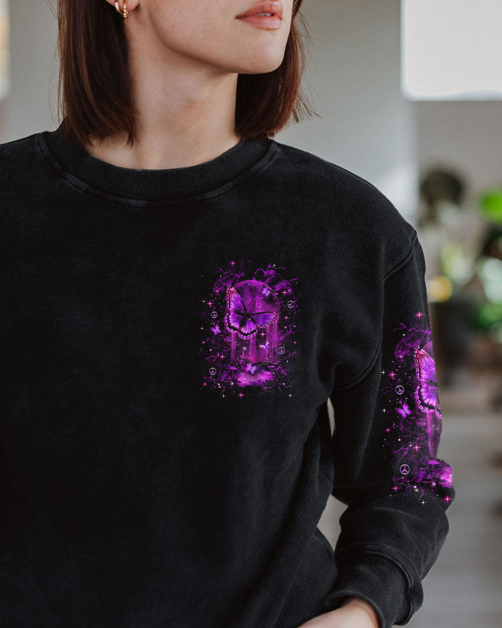 HELLO DARKNESS MY OLD FRIEND BUTTERFLY ALL OVER PRINT - YHDU0801242