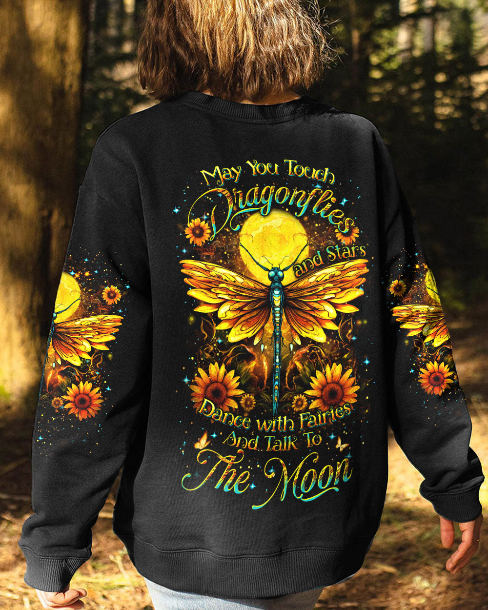 MAY YOU TOUCH DRAGONFLIES AND STARS ALL OVER PRINT - YHDU0910231