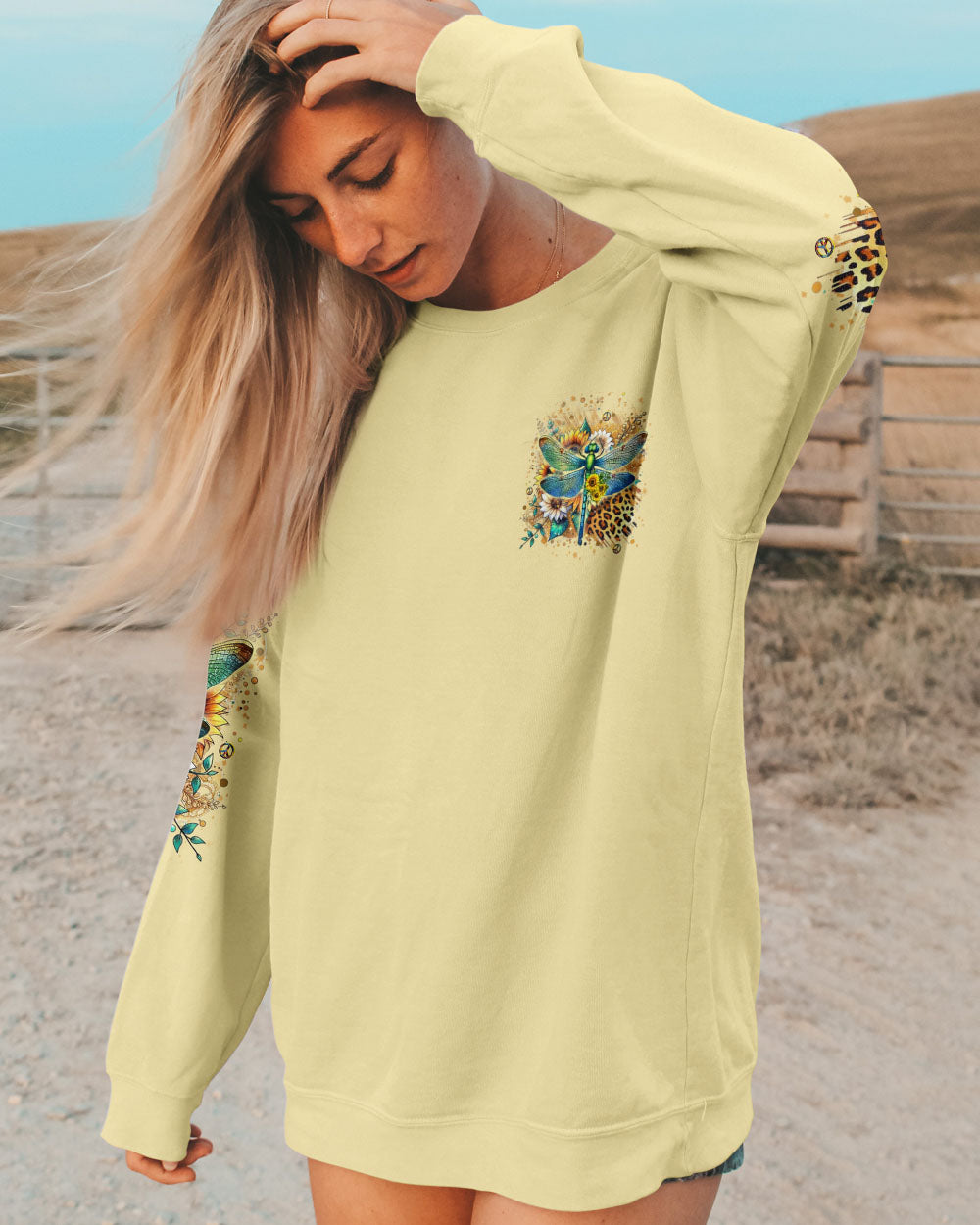 JUST BREATHE DRAGONFLY ALL OVER PRINT - YHDU1107241