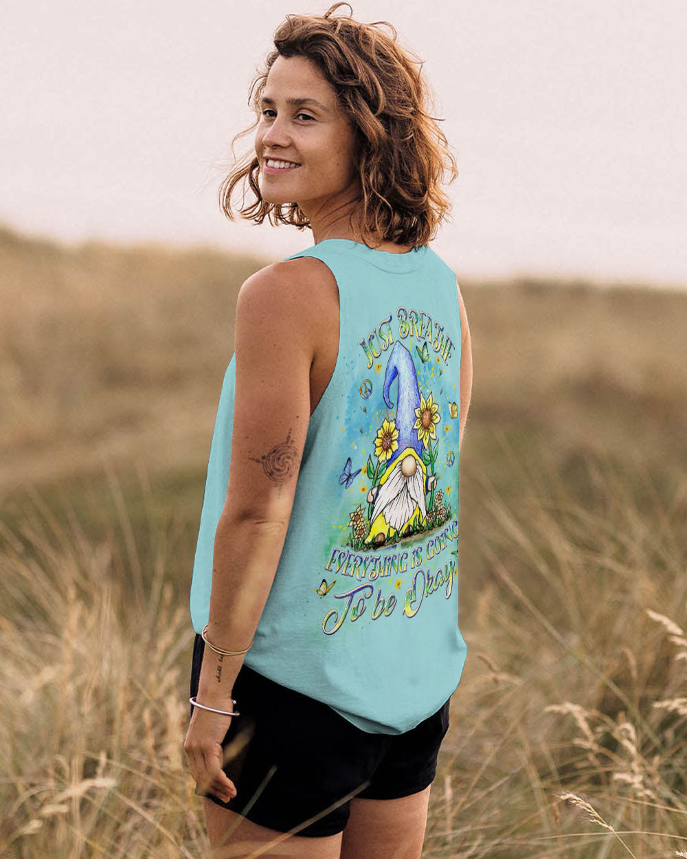 JUST BREATHE GNOME ALL OVER PRINT - YHDU1807242
