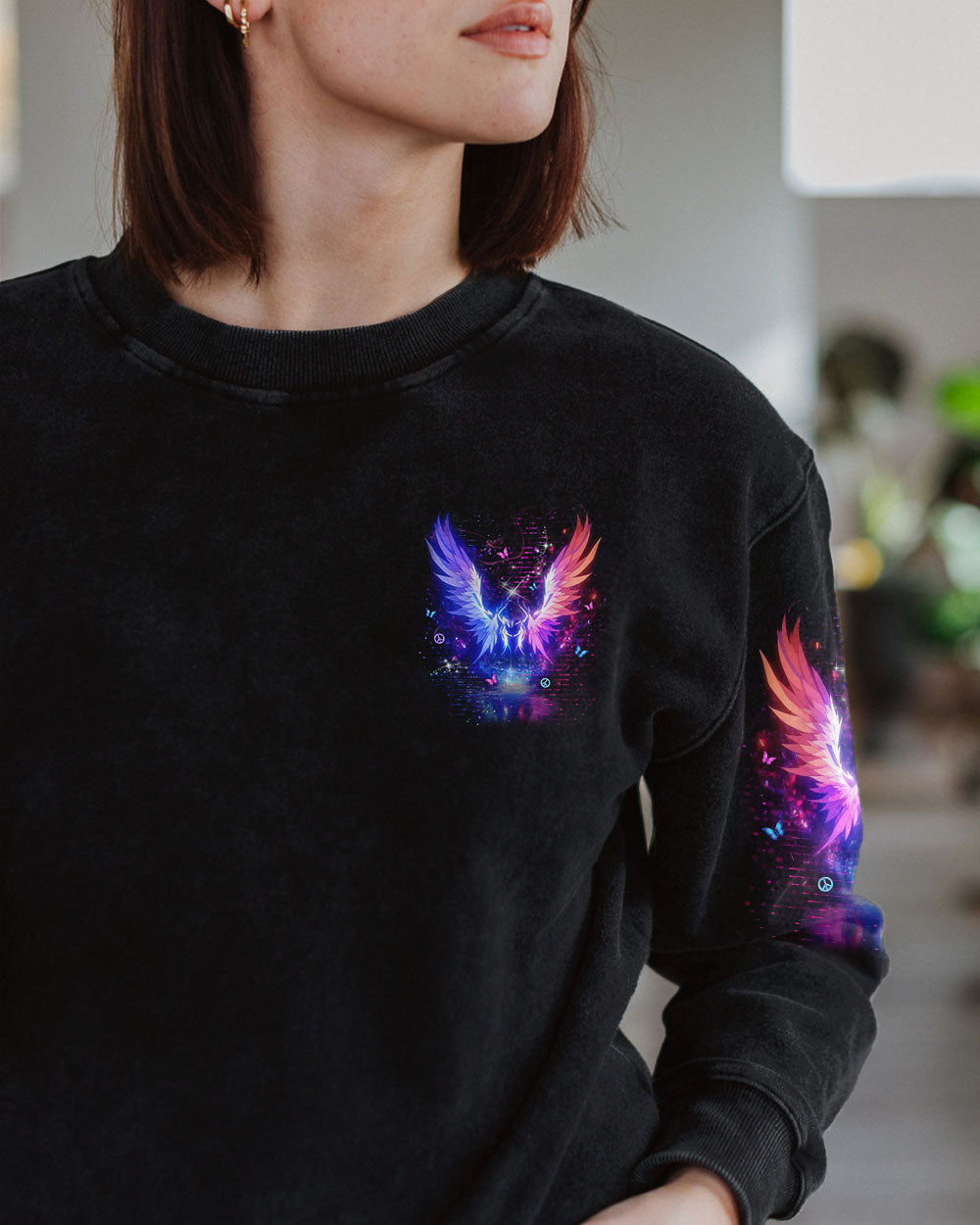 I BELIEVE THERE ARE ANGELS AMONG US WINGS ALL OVER PRINT - YHDU1809241