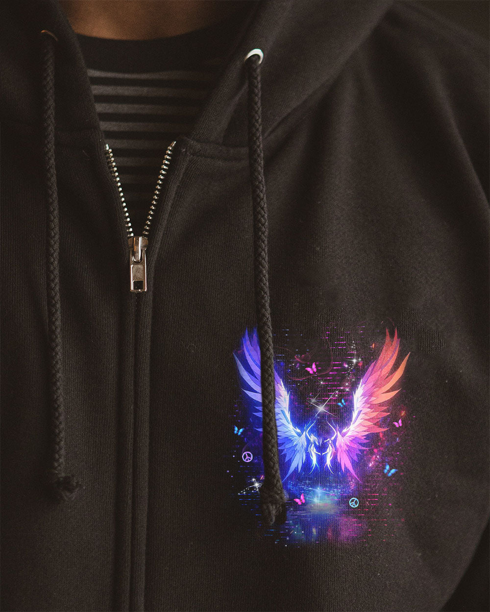 I BELIEVE THERE ARE ANGELS AMONG US WINGS ALL OVER PRINT - YHDU1809241