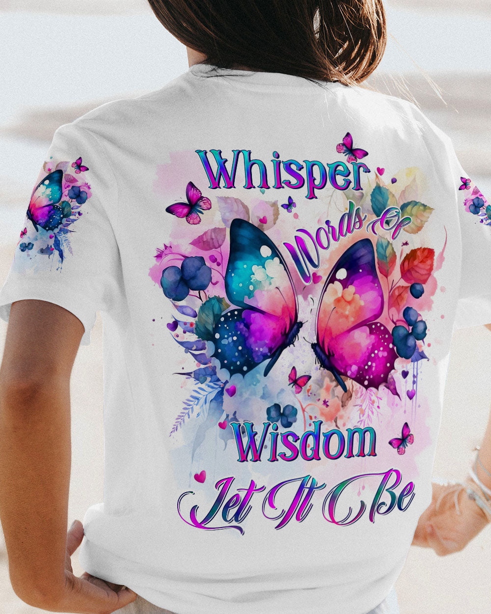 WHISPER WORDS OF WISDOM BUTTERFLIES ALL OVER PRINT - YHDU2606231