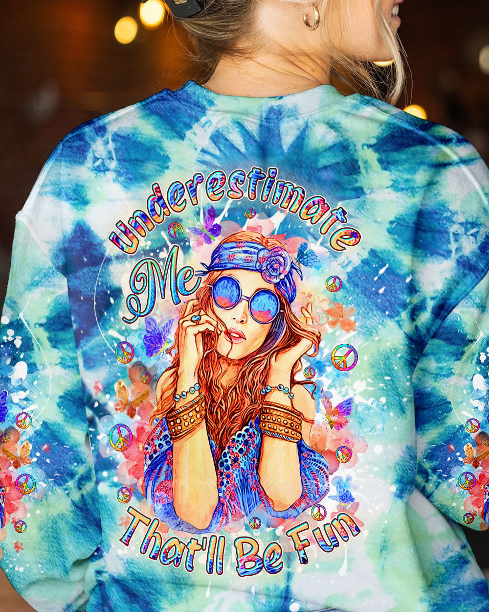 UNDERESTIMATE ME THAT'LL BE FUN ALL OVER PRINT - YHDU2707232