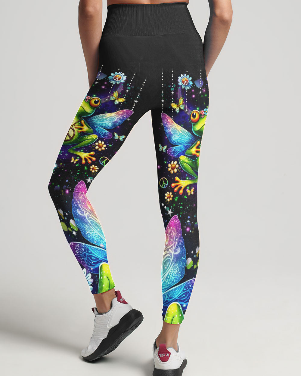 BE YOU THE WORLD WILL ADJUST FROG ALL OVER PRINT - YHDU2711231