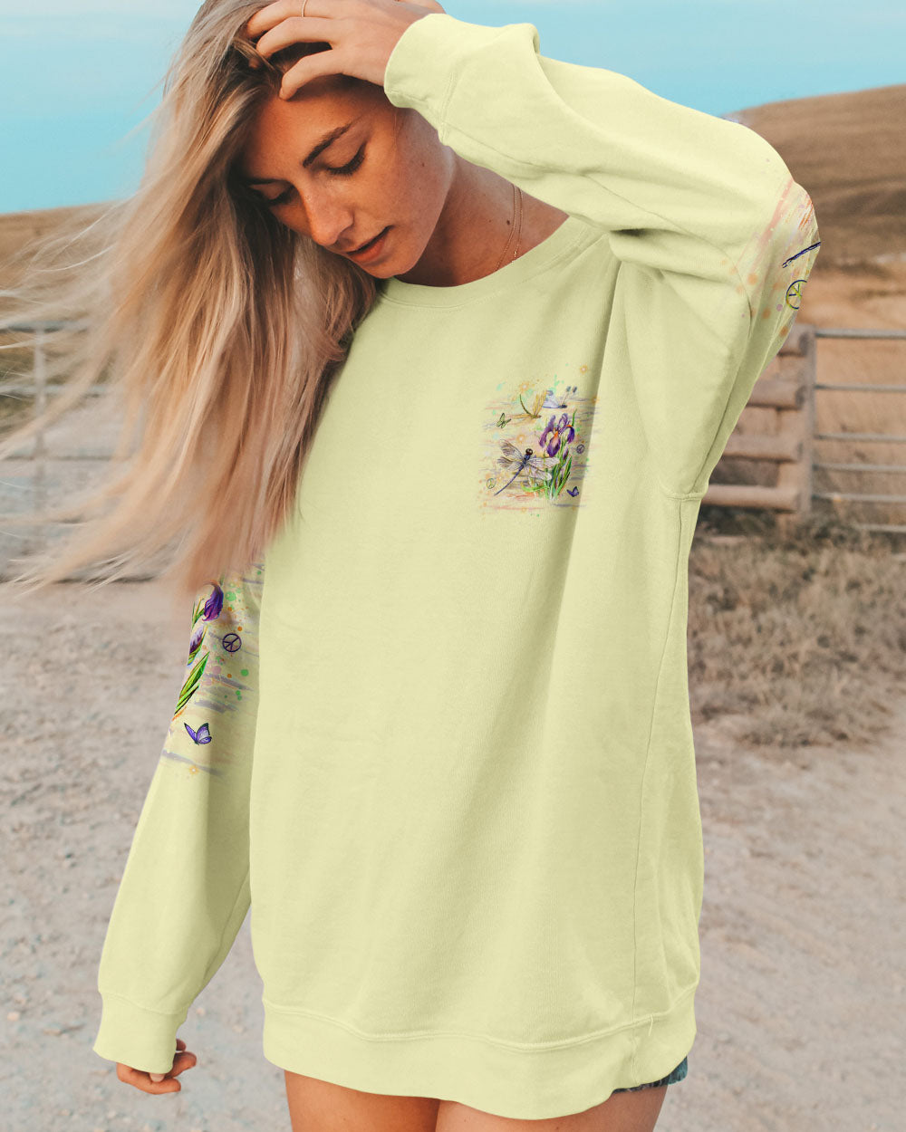 JUST BREATHE DRAGONFLY ALL OVER PRINT - YHDU2712232