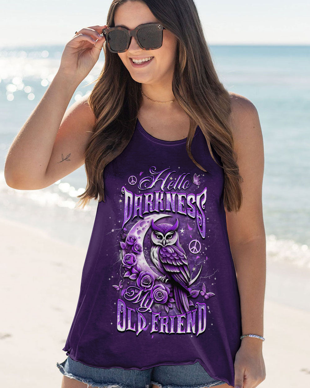 HELLO DARKNESS MY OLD FRIEND OWL ALL OVER PRINT - YHDU2803252