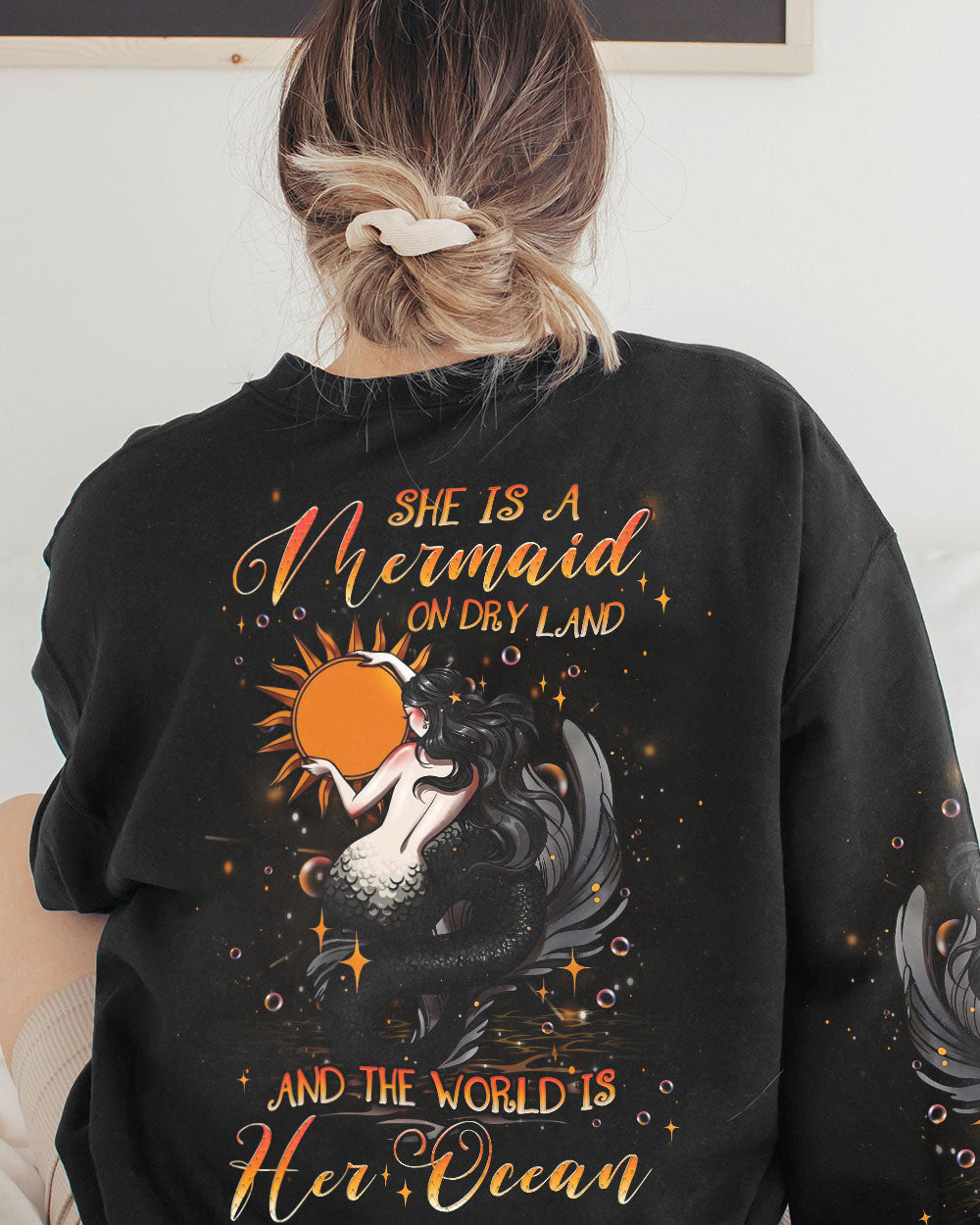 SHE IS A MERMAID SUN HIPPIE ALL OVER PRINT - YHDU2908232