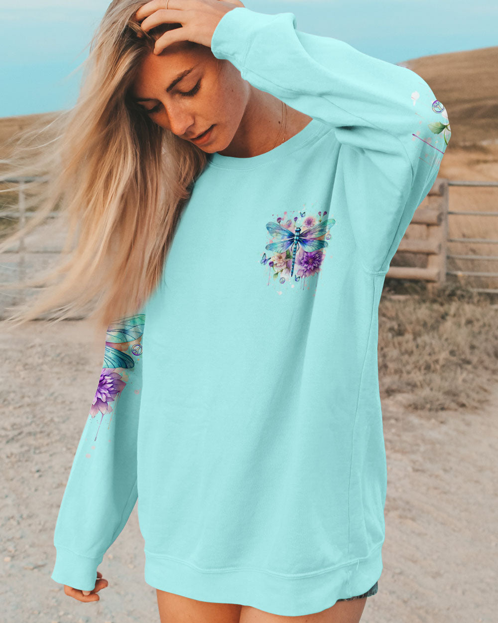 JUST BELIEVE DRAGONFLY ALL OVER PRINT - YHDU2912232