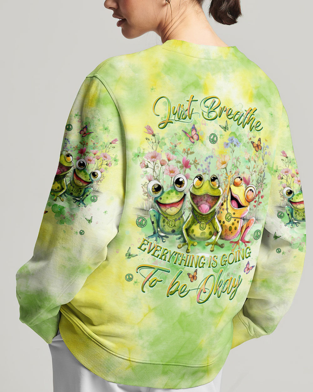 JUST BREATHE EVERYTHING IS GOING TO BE OKAY ALL OVER PRINT - YHDU3001246