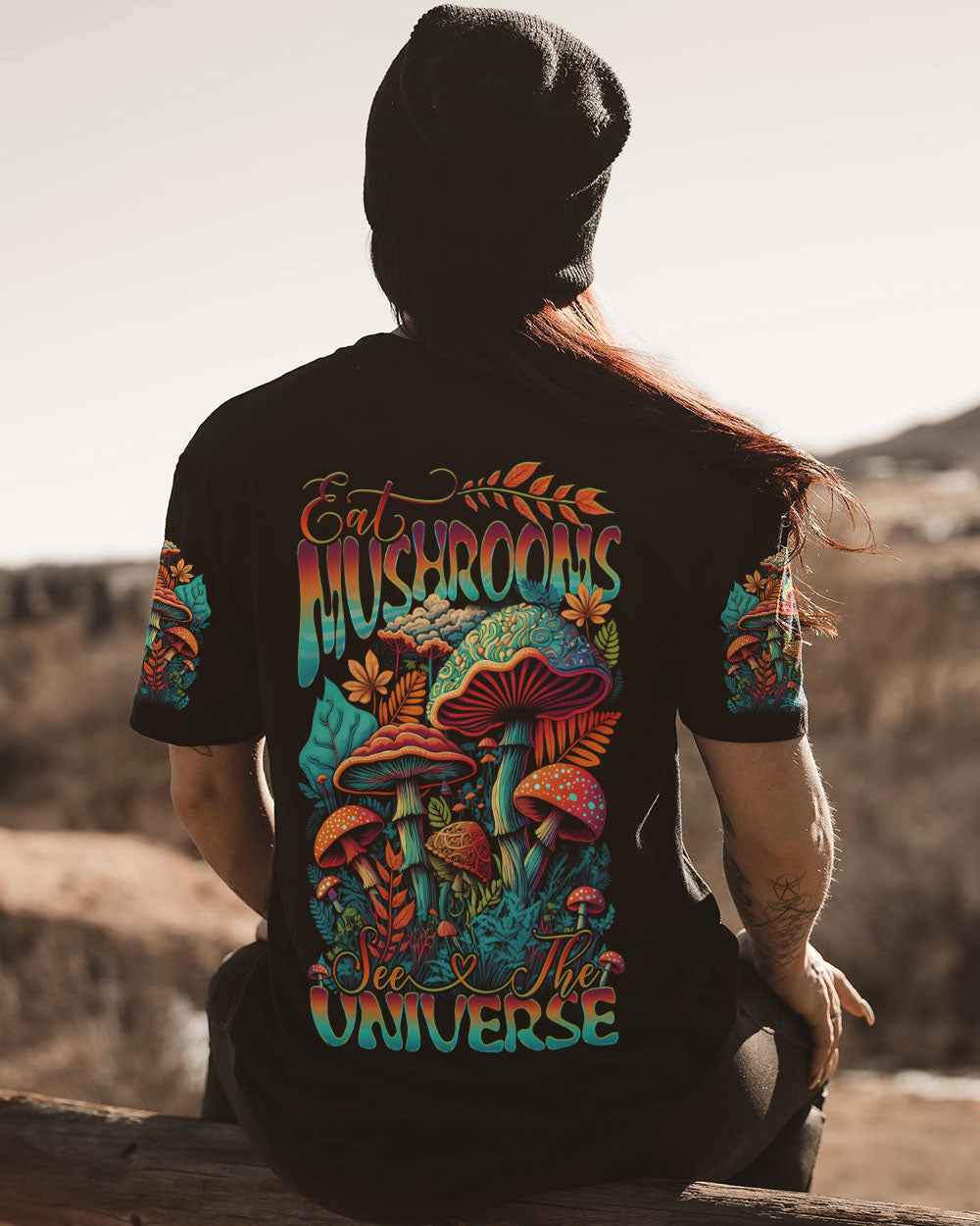 EAT MUSHROOMS SEE THE UNIVERSE ALL OVER PRINT - YHDU3105232