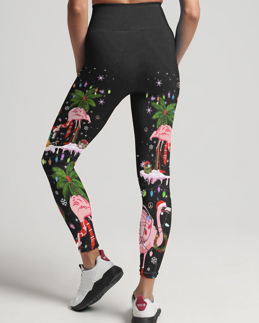 FLAMINGO HO HO HO CHRISTMAS ALL OVER PRINT - YHDU311231