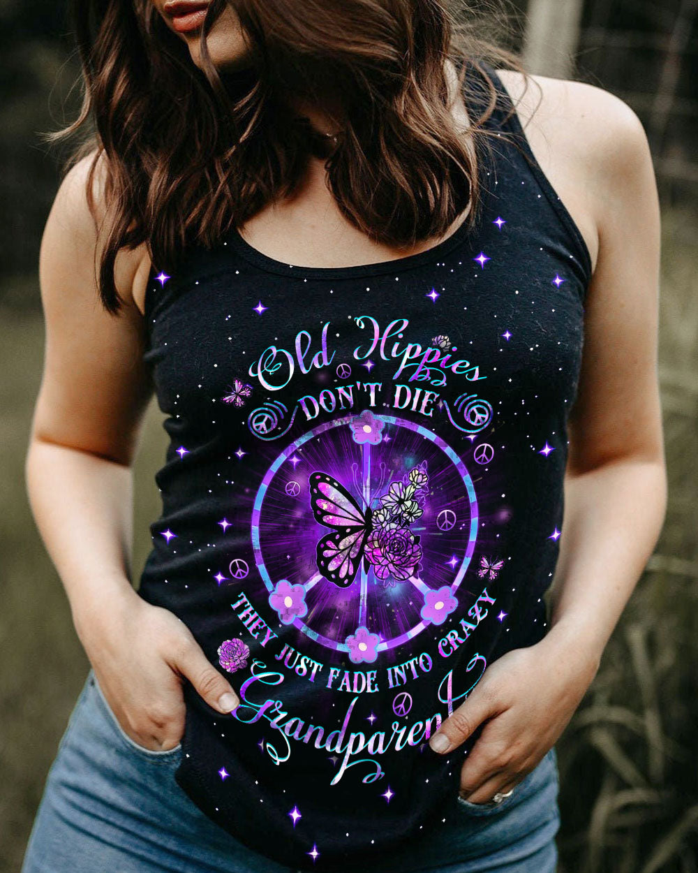 OLD HIPPIES DON'T DIE ALL OVER PRINT - YHDU509232