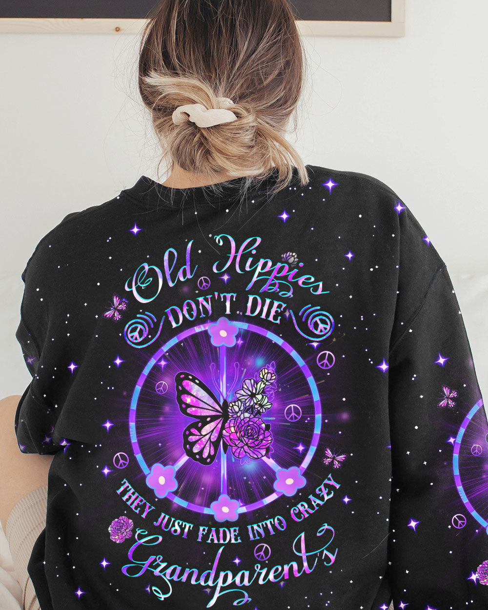 OLD HIPPIES DON'T DIE ALL OVER PRINT - YHDU509232