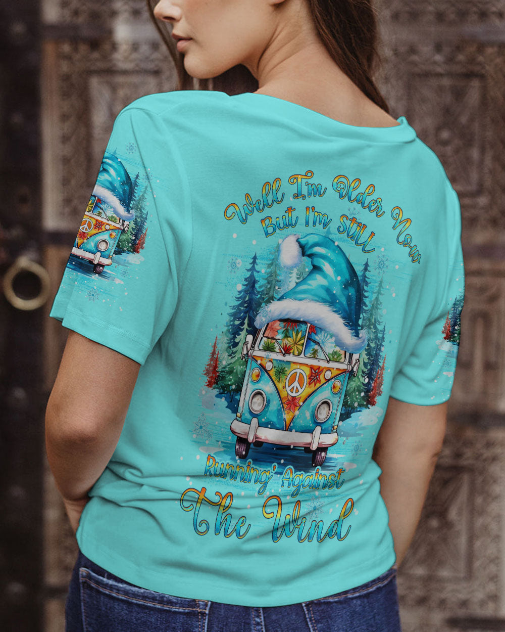 RUNNING AGAINST THE WIND CHRISTMAS ALL OVER PRINT - YHDU809231