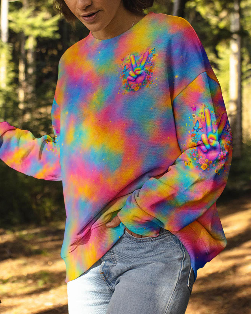 STAY GROOVY ALL OVER PRINT -  YHHG0107253