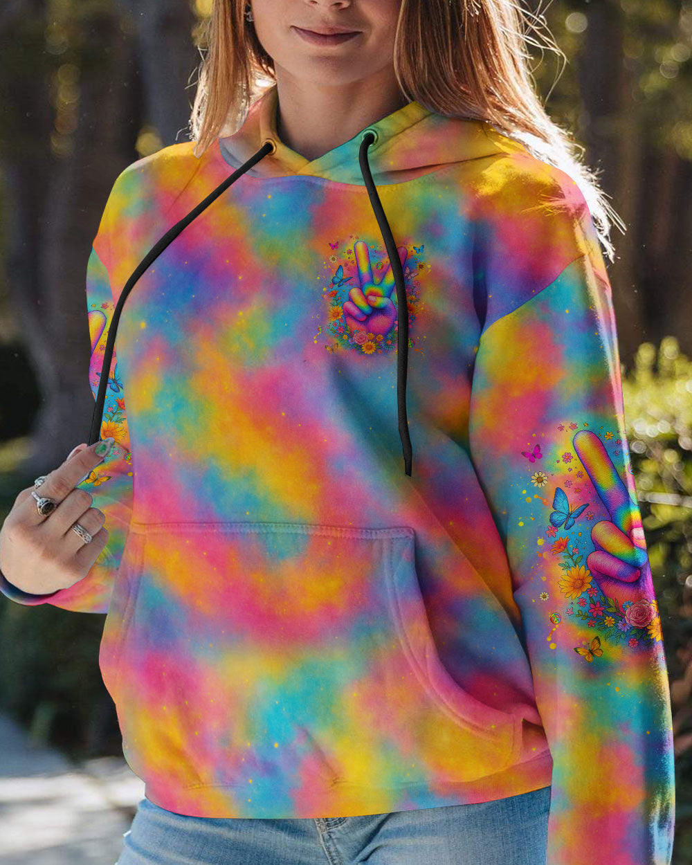 STAY GROOVY ALL OVER PRINT -  YHHG0107253